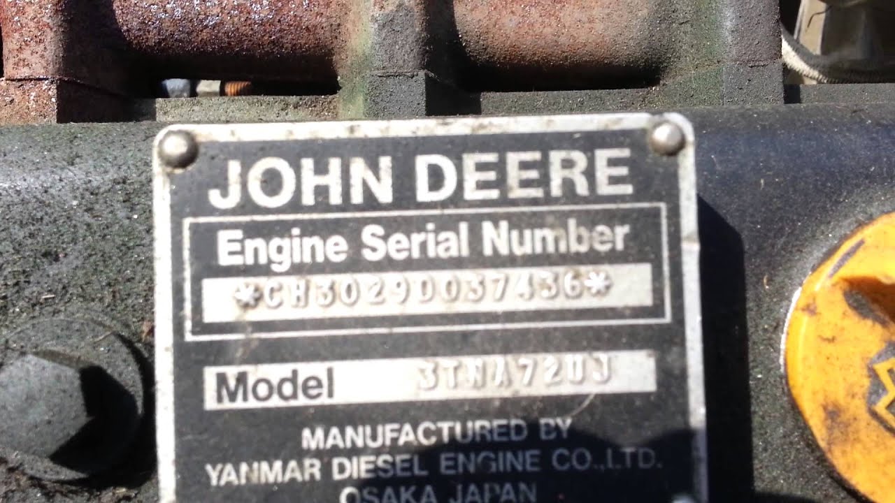 john deere 9600 combine serial number lookup